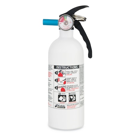 Kidde FX511 Automobile Fire Extinguisher, 5 B:C, 100psi, 14.5 x 3.25 dia, 2lb 2106287MTL